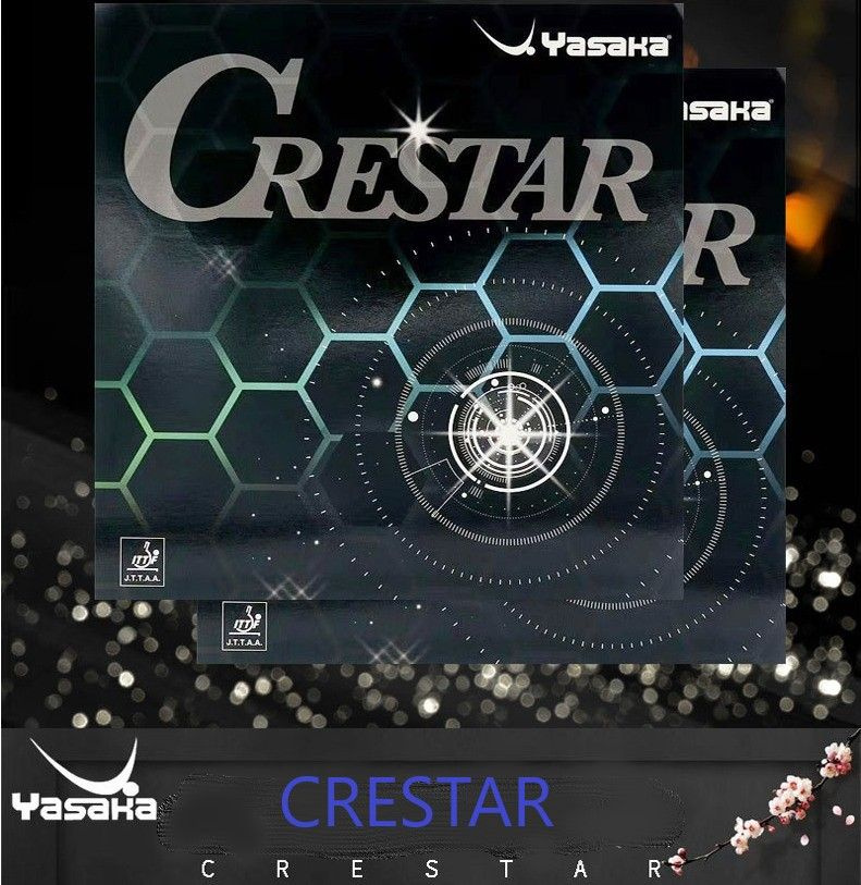 Накладка YASAKA crestar чёрная для настольного тенниса #1
