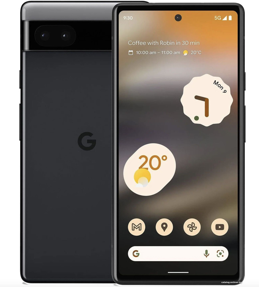 Google Смартфон Pixel 6А EU 6/128 ГБ, черный #1
