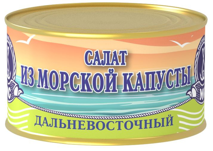 Салат "Дальневосточный" из морской капусты "Морское содружество" 220г 12шт  #1