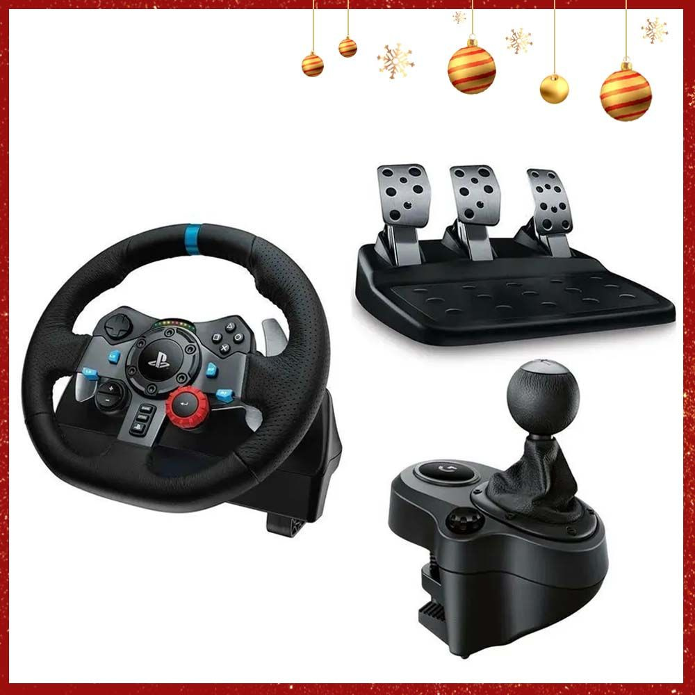 Игровой руль LOGITECH Driving Force G29 (Без рычага переключения передач) -  купить с доставкой по выгодным ценам в интернет-магазине OZON (1086980514)