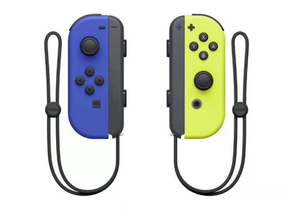 Nintendo Геймпад Joy-con Yellow/Blue, Bluetooth, желтый, синий #1