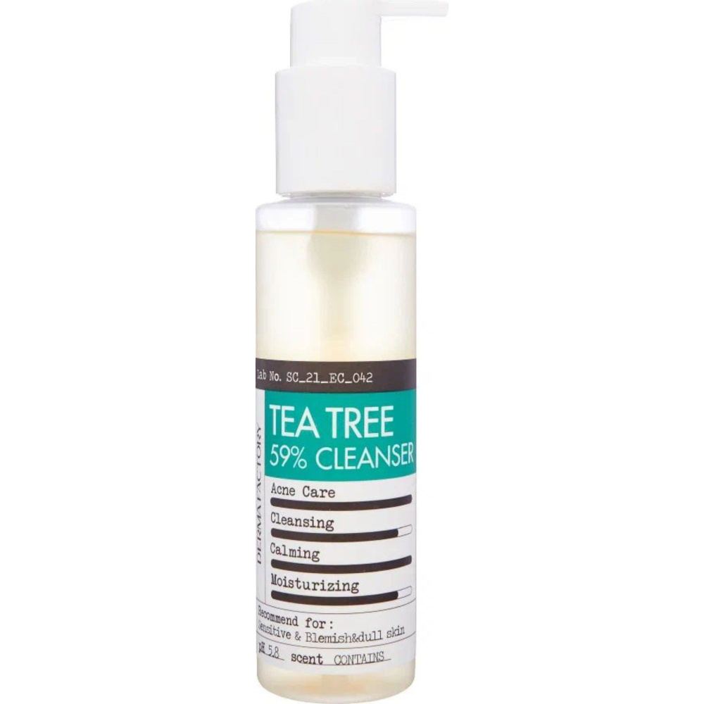 Derma Factory Очищающий гель для проблемной кожи с 59% чайного дерева Tea Tree 59% Gel Cleanser 150 мл. #1