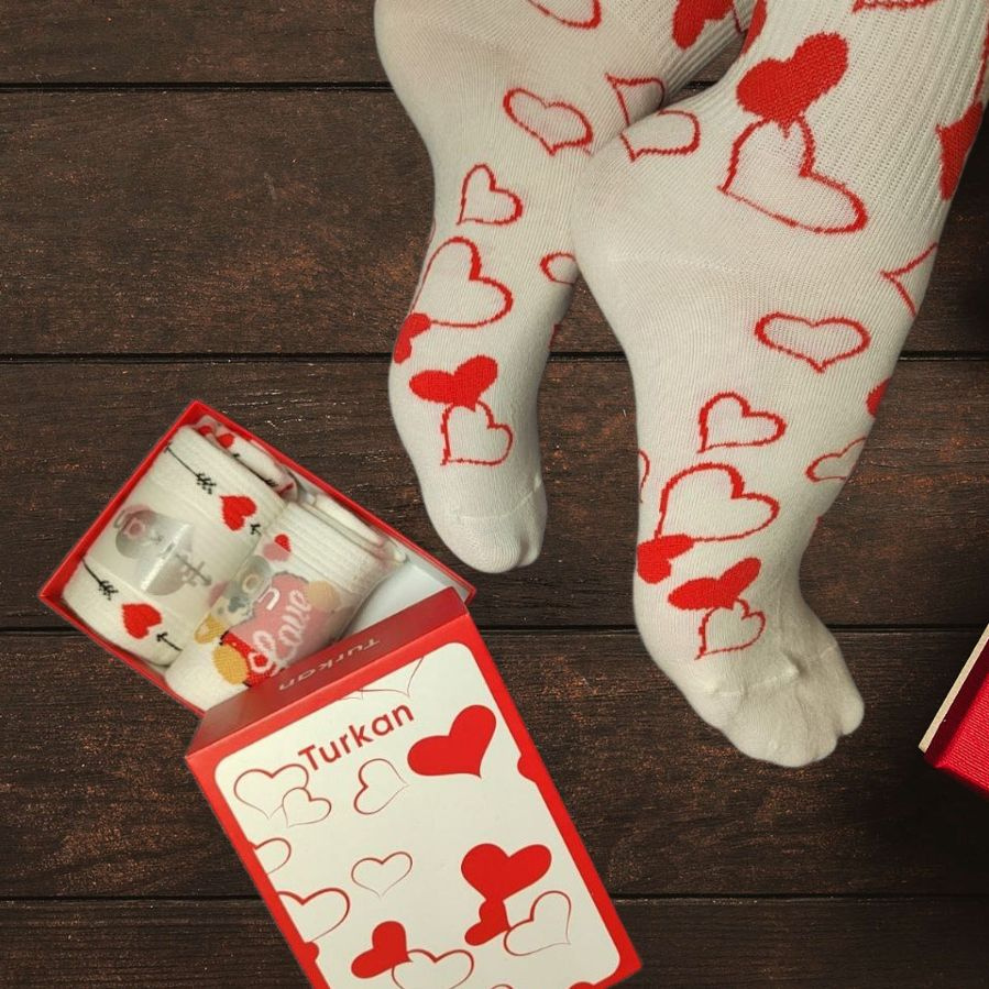 Подарок набор носков "Turkan" в красивой коробке, на 8 марта женщине  #1