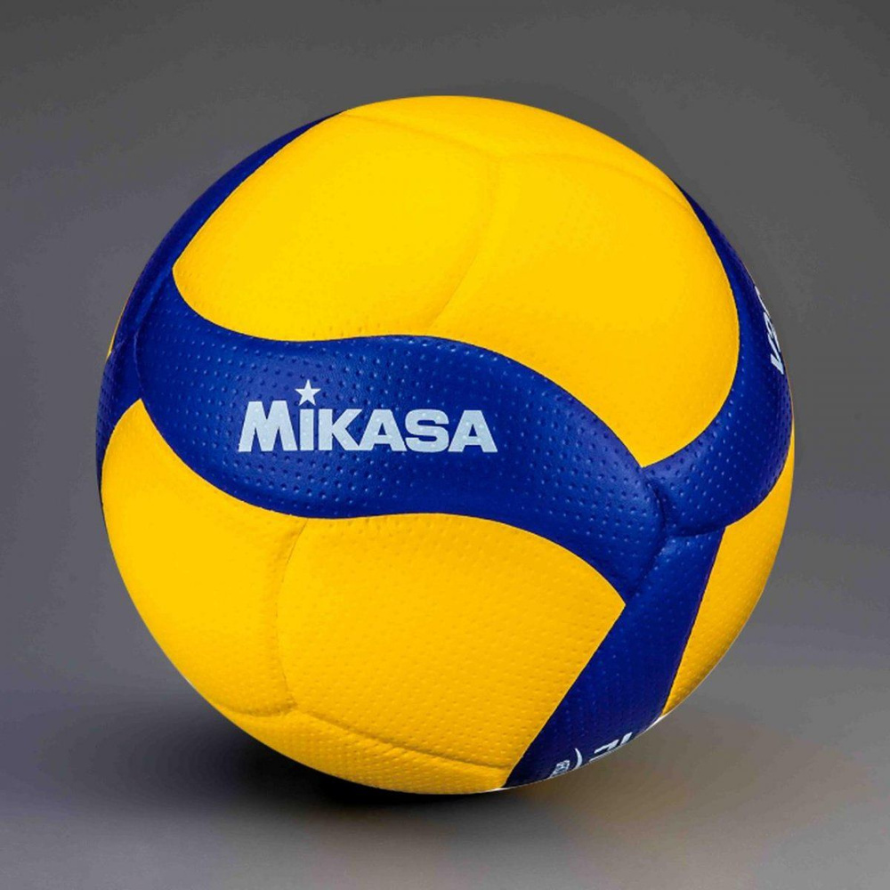 Мяч волейбольный Mikasa V200W размер 5; Волейбольный мяч Микаса насос с иглой в комплекте.  #1