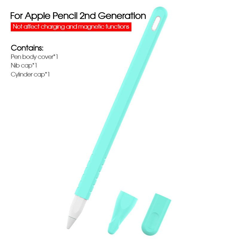 Защитный силиконовый чехол для Apple Pencil gen.2 мятно-зеленый  #1