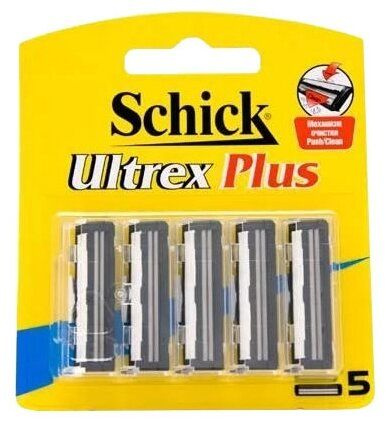 Кассеты Schick ultrex plus(5) 5 кассет #1