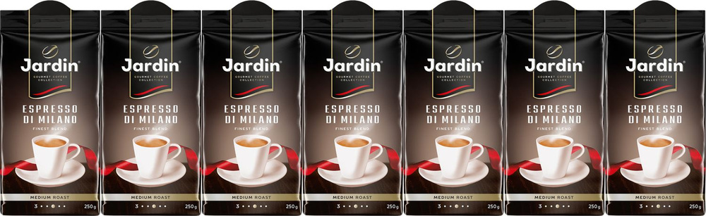 Кофе Jardin Espresso Di Milano молотый 250 г, комплект: 7 упаковок по 250 г  #1