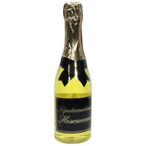 Гель для душа Шампанское Прикосновение нежности - желтый, 550 мл х 1шт  #1
