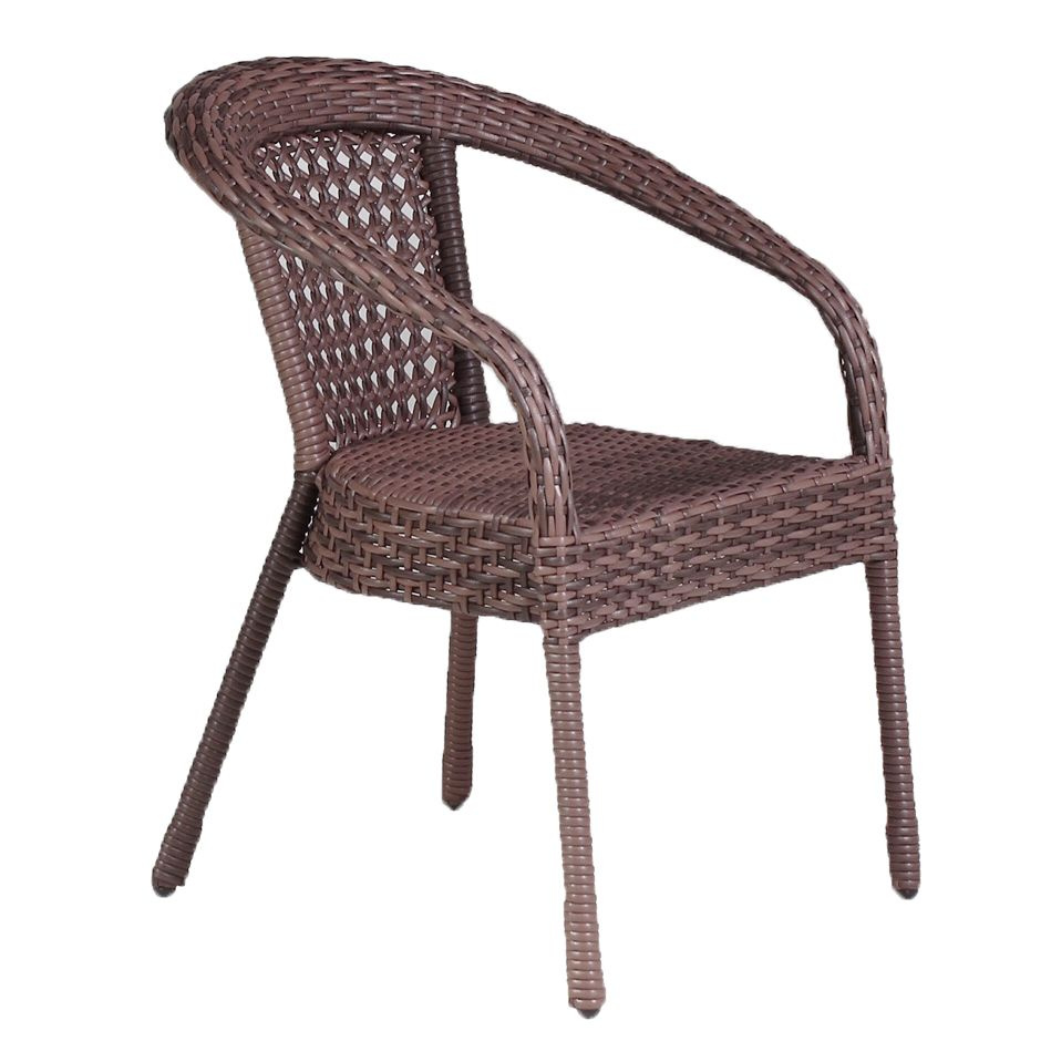 Садовое кресло, Сталь, Искусственный ротанг (пластик), 60х53х80 см, 2 шт  #1