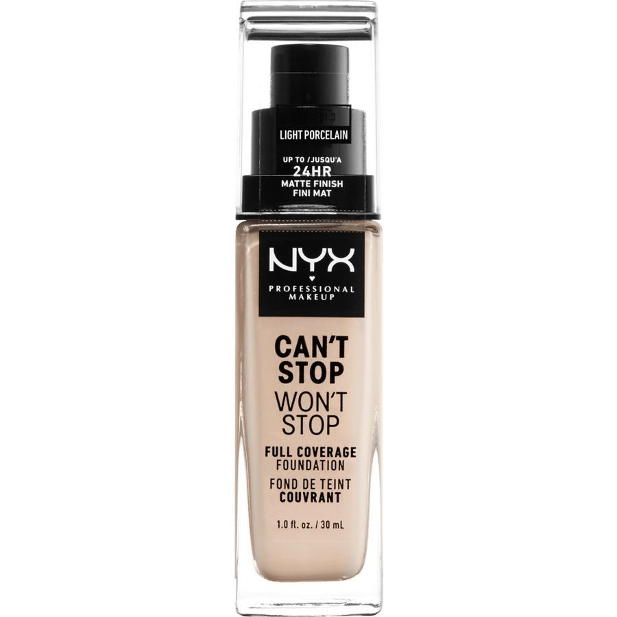 Тональный крем NYX Professional Makeup Foundation Can't Stop Won't Stop 24-Hour Light Porcelain 1.3  #1