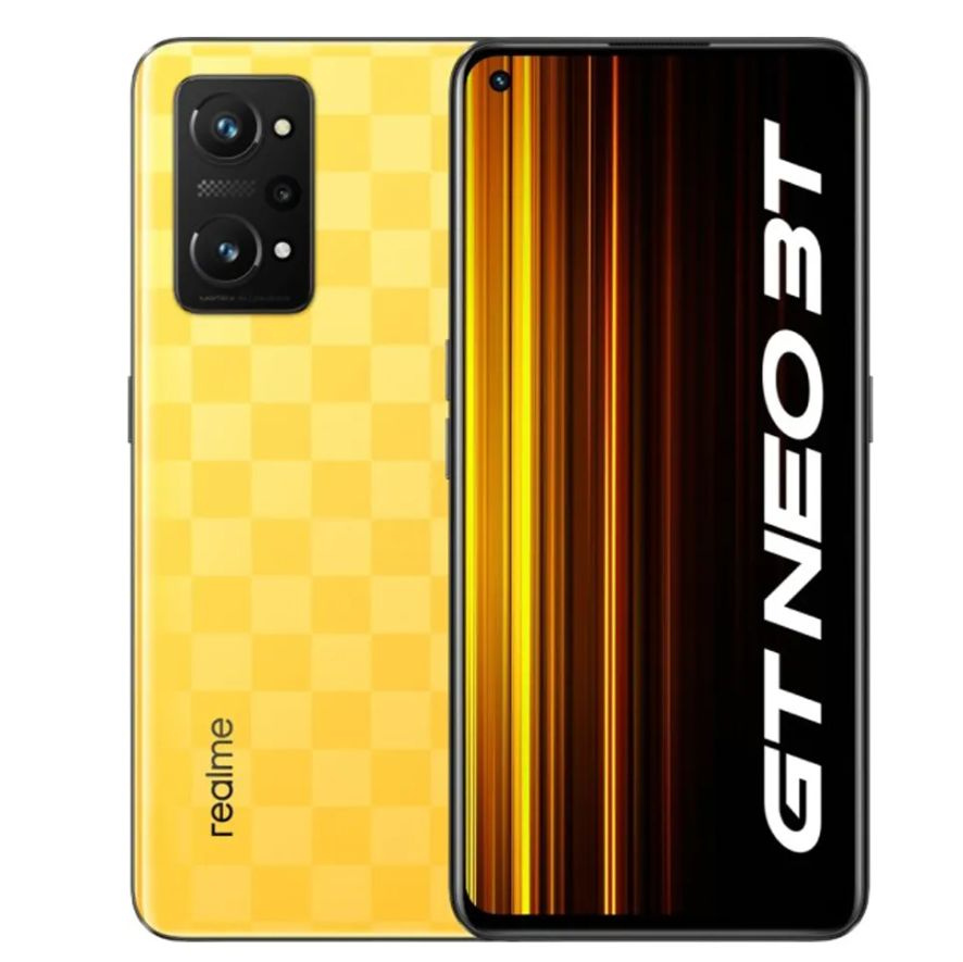 realme Смартфон GT NEO 3T 8/256 ГБ, желтый #1