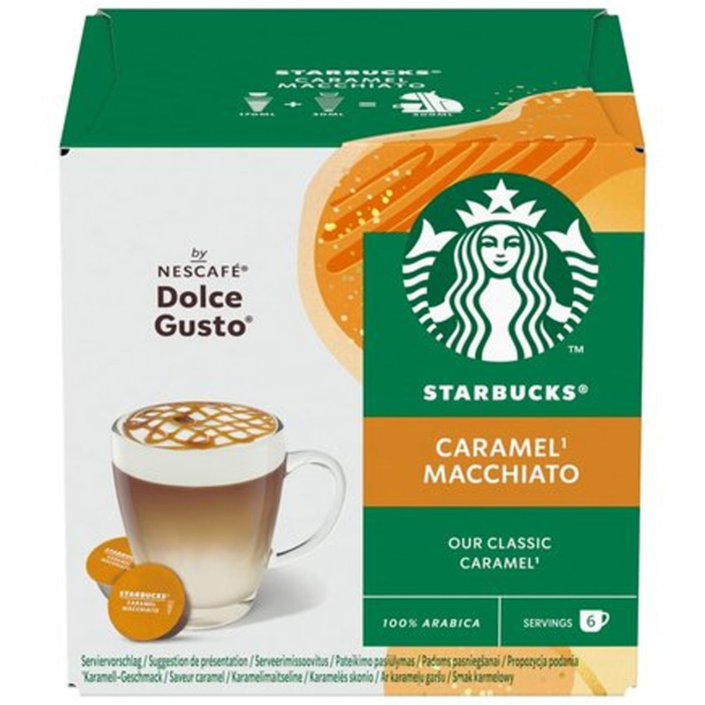 Кофе капсульный Nescafe Dolce Gusto Starbucks Caramel Macchiato, 6 порций (из Эстонии)  #1