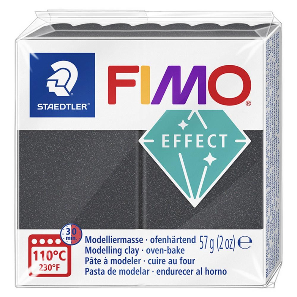 Полимерная глина Fimo Effect 8010-91 серый металлик (metallic steel grey) 57 г.  #1