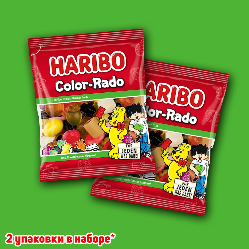 Мармелад Haribo Color-Rado, 175 гр, 2 шт #1