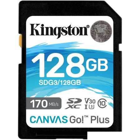 Kingston Карта памяти  (Canvas Go! Plus SDXC 128GB) #1