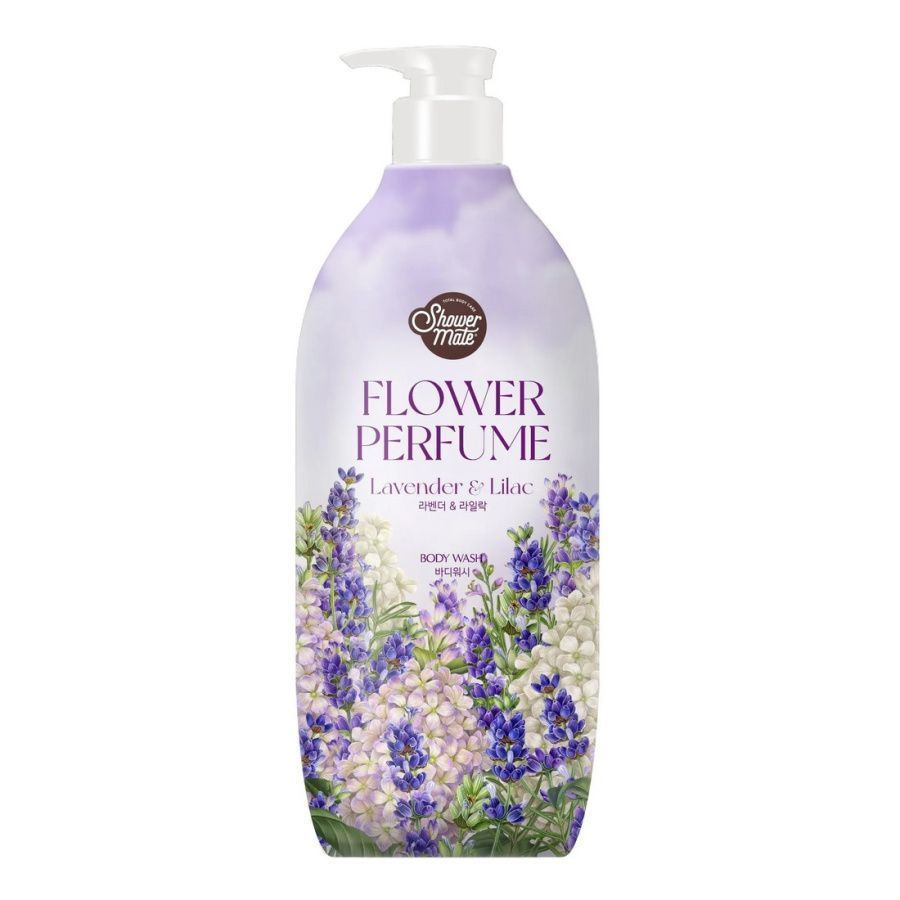 Shower Mate Гель для душа парфюмированный / Purple Flower Perfumed Body Wash Lavender & Lilac, 900 мл #1