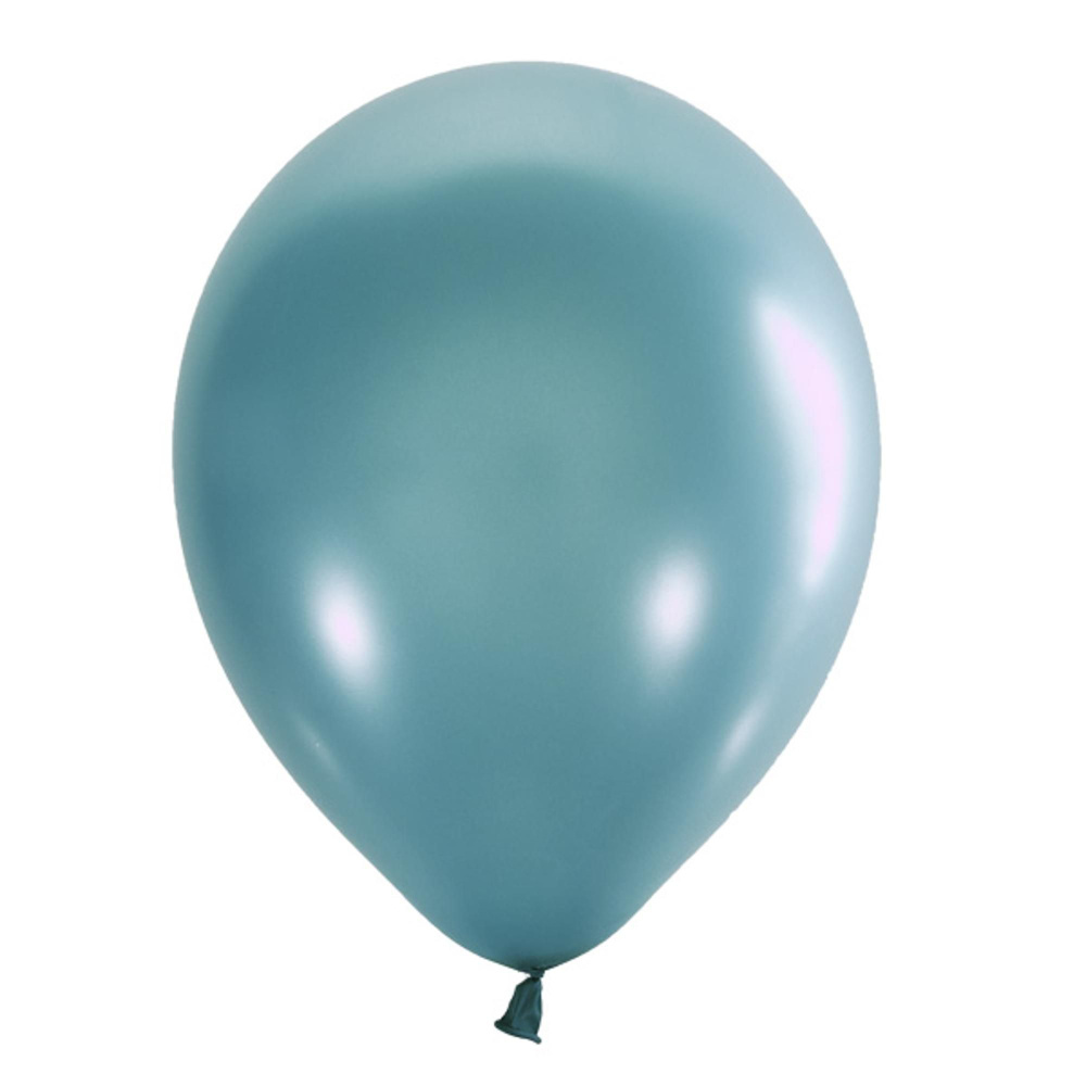 Воздушный шар 5"/13см Металлик AQUA BLUE 639 100шт #1