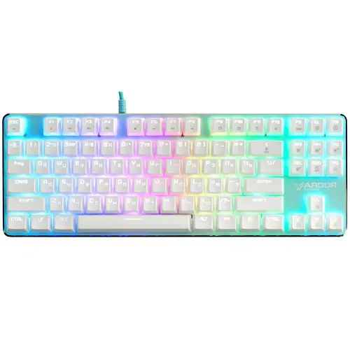 Игровая механическая клавиатура ARDOR GAMING Blade PRO, Kailh Red, 87 клавиш, RGB, проводная, синяя . #1