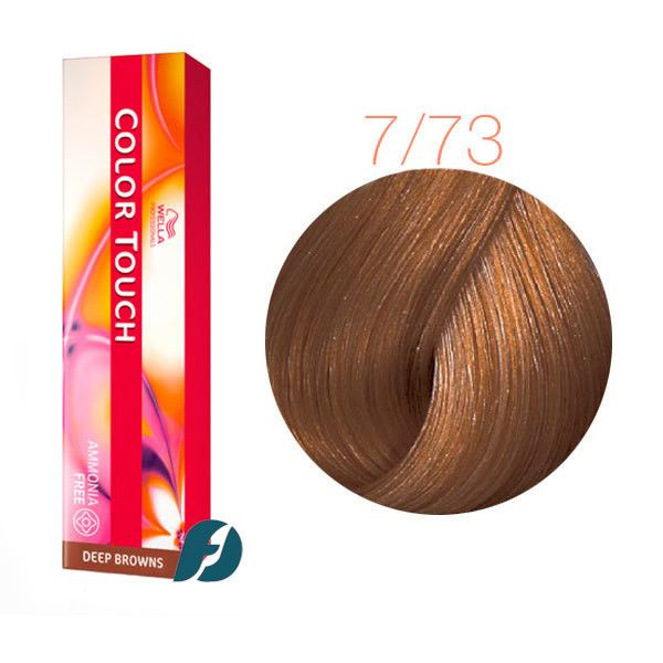 Wella Professionals Color Touch 7/73 коричнево-золотистый блонд, 60мл #1