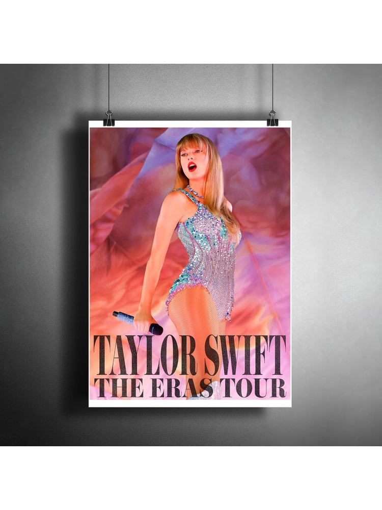 Постер плакат "Музыка: Тейлор Свифт: The Eras Tour" А3 #1