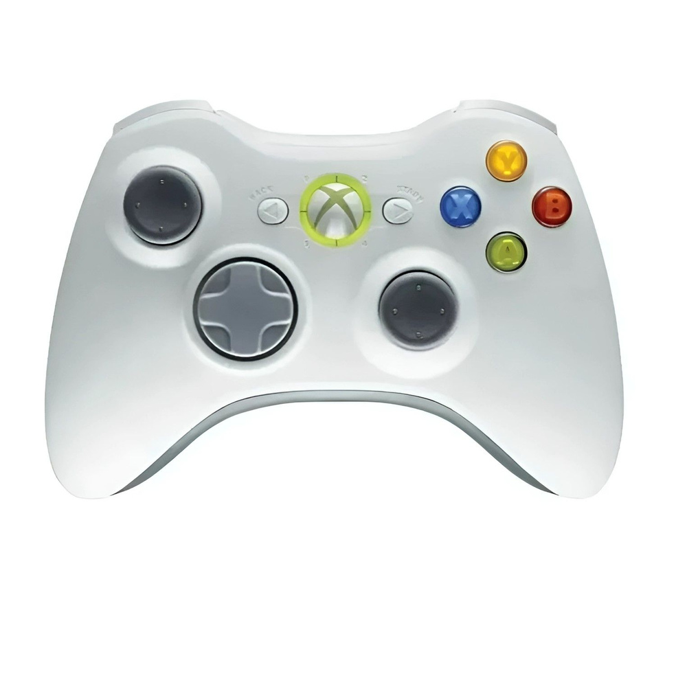 Геймпад Xbox Беспроводной джойстик 360 / Wireless Controller White, белый  #1