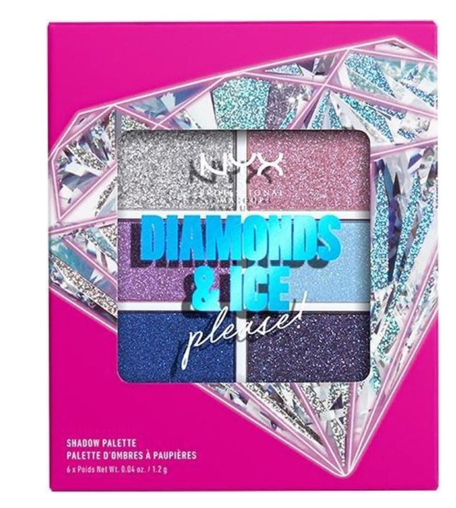NYX Professional Makeup Diamonds & Ice палитра теней для век #1