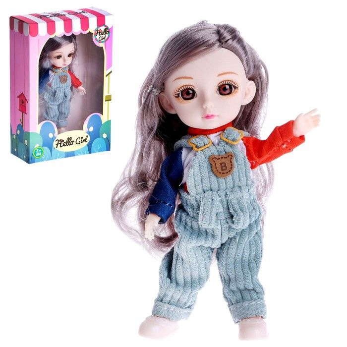 Кукла шарнирная Happy Valley "Волшебные сумерки" 15 см, наряд ведьмы, колпак, в коробке  #1