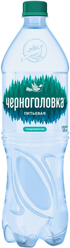 Вода питьевая Черноголовская газированная, ПЭТ (1,5л*6шт), Вода питьевая Черноголовская газированная, #1