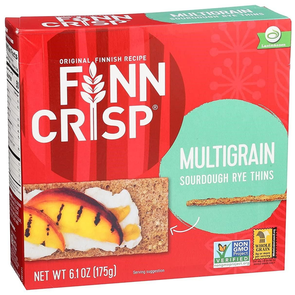 Хлебцы ржаные Finn Crisp многозерновые с натуральными ингредиентами, 175 г (Финляндия)  #1