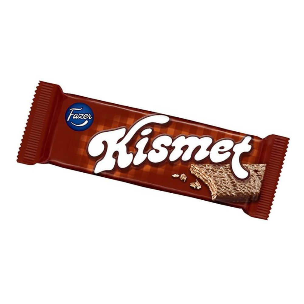 Вафли в молочном шоколаде Fazer Kismet Original, 55 г #1