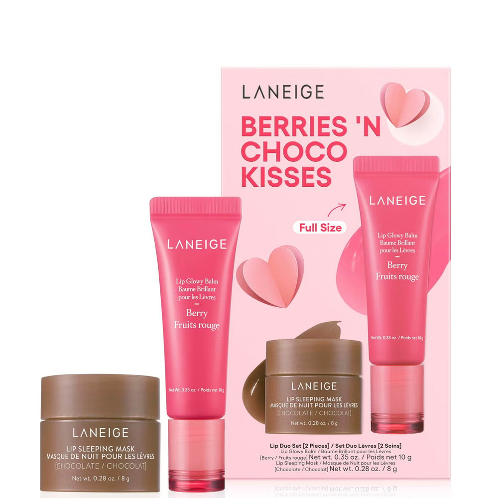 Набор бальзамов для губ LANEIGE Berries N'Choco Kisses Set #1