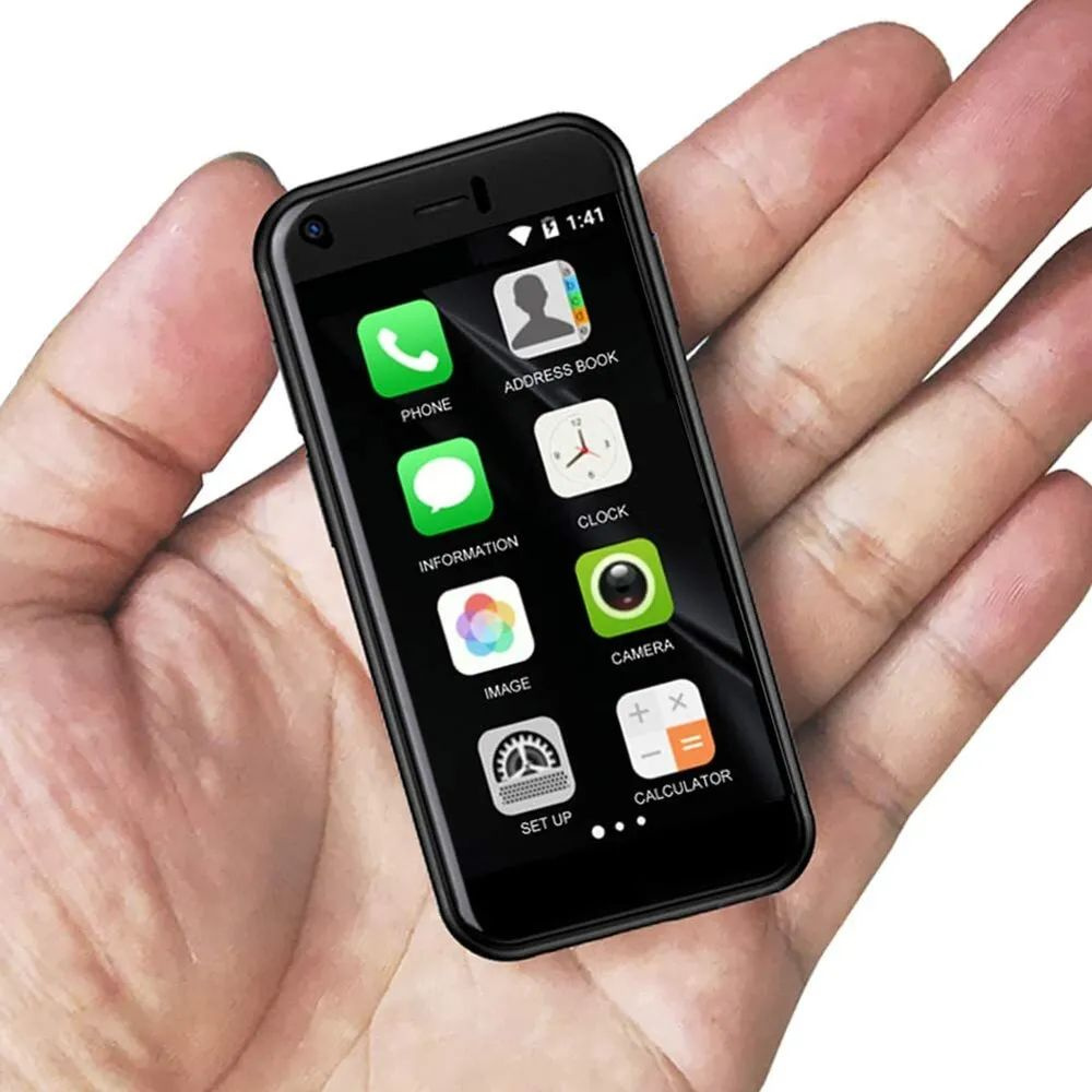 Soyes Смартфон Мини смартфон Soyes XS11 android/андроид 2sim 1/8 ГБ Global 1/8 ГБ, черный, черный матовый #1