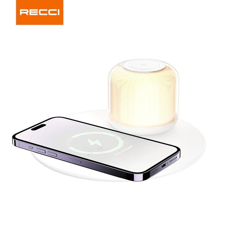 Беспроводное зарядное устройство Recci Shadow Lamp RLS-L17 15W - Белый  #1