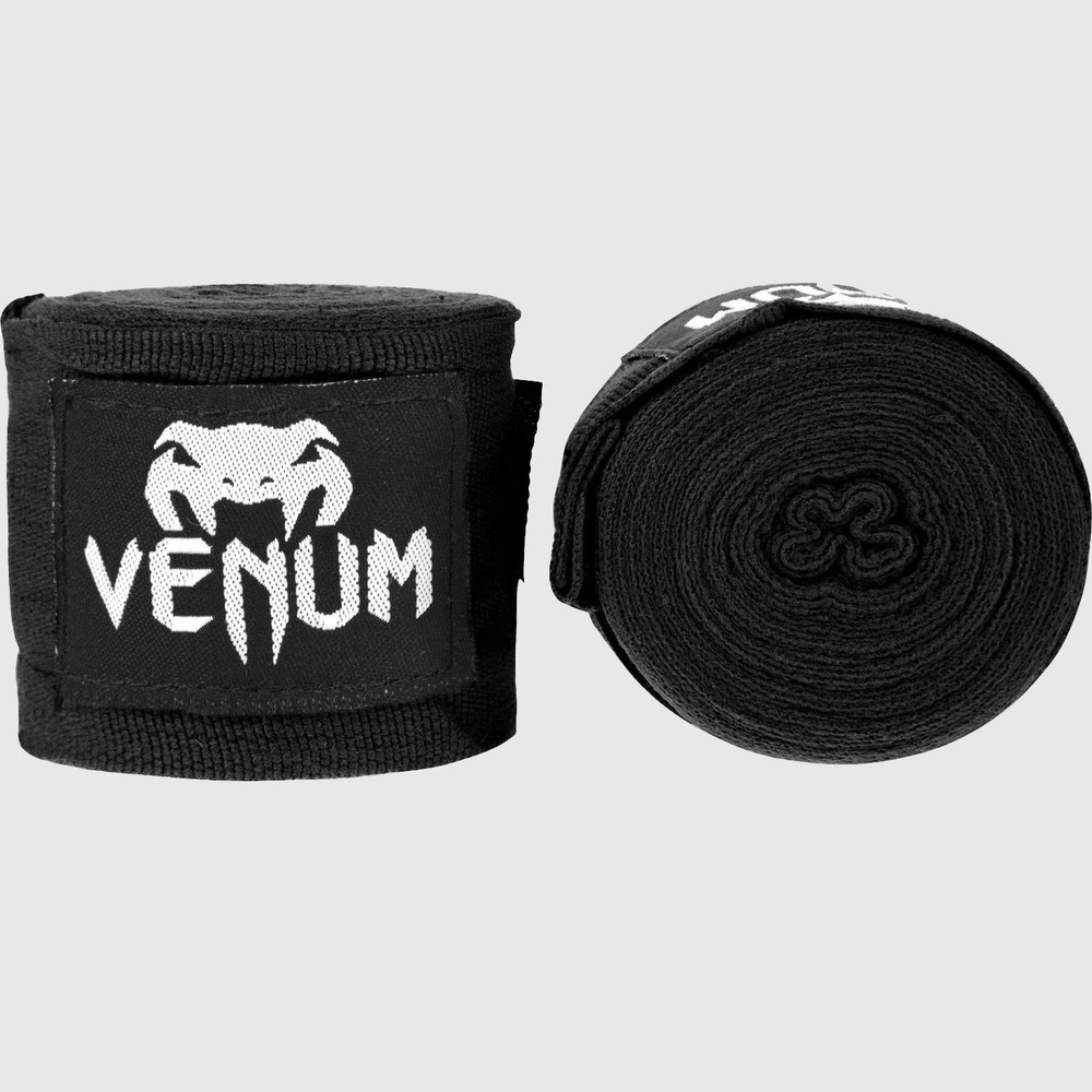 Бинты Venum Kontact Boxing Handwraps черный ,белые #1