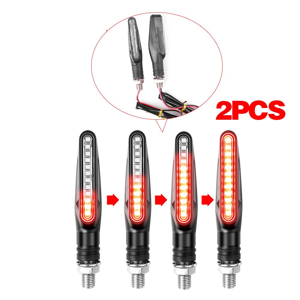 2 шт., поворотники для мотоцикла, 12 В #1