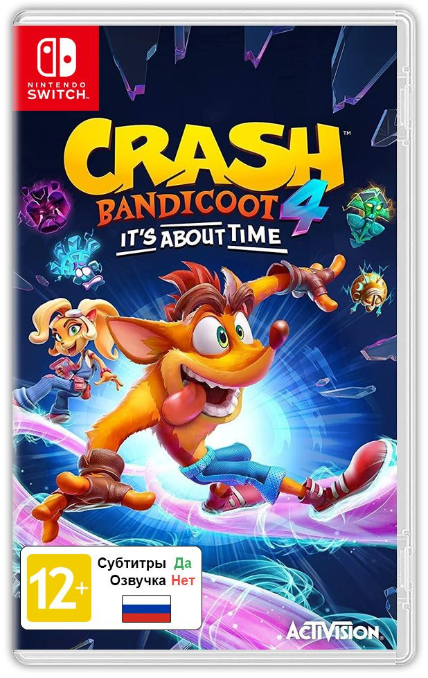 Игра Crash Bandicoot 4: Это вопрос времени (Nintendo Switch, Русские субтитры)  #1