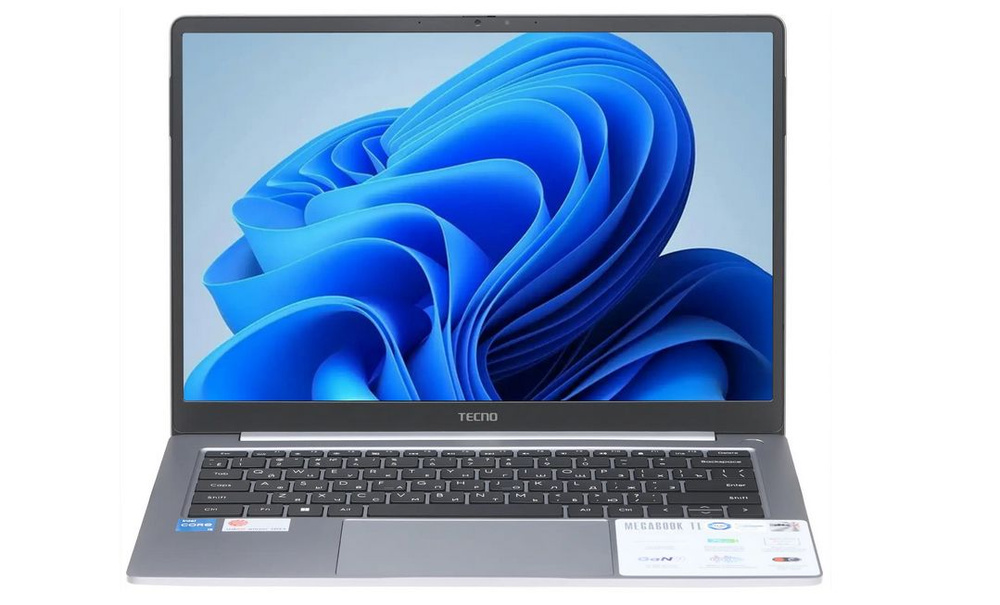 Tecno Megabook T1 (MBT1_14_I5_12450H_16_512_GREY_W11H) Ноутбук 14.1", Intel Core i5-12450H, RAM 16 ГБ, #1