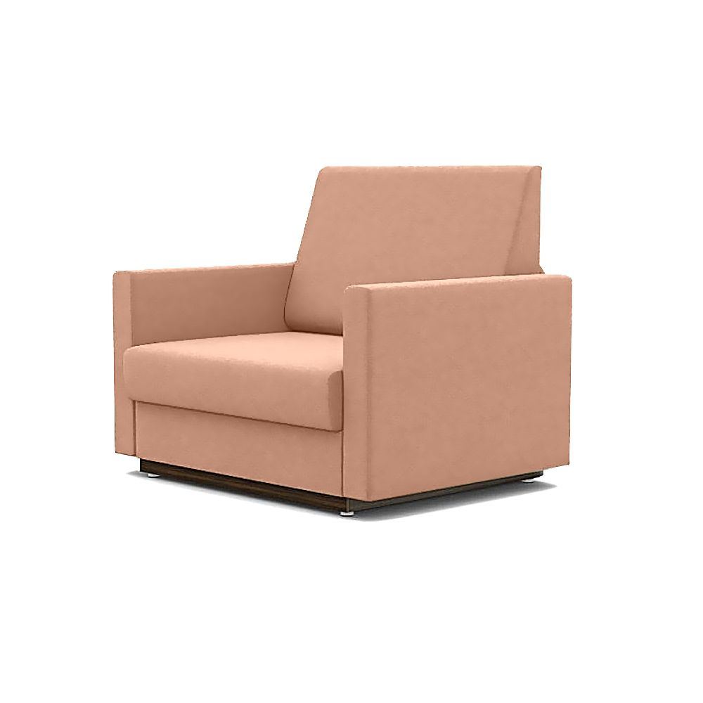 Кресло-кровать Стандарт + ФОКУС- мебельная фабрика 80х80х87 см пудровый  #1