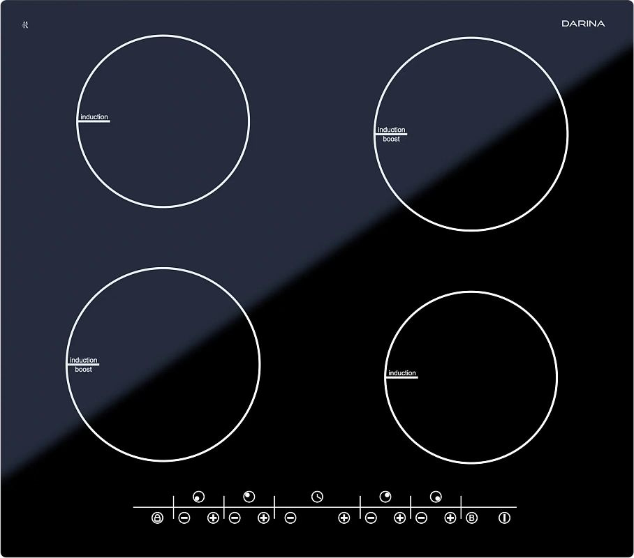 DARINA Индукционная варочная панель P EI 305 B, черный #1