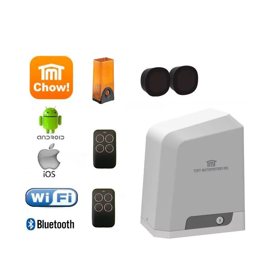 TMT Boxer 800 WiFi & Bluetooth Smart Kit комплект привода для откатных ворот со встроенным WiFi & Bluetooth #1