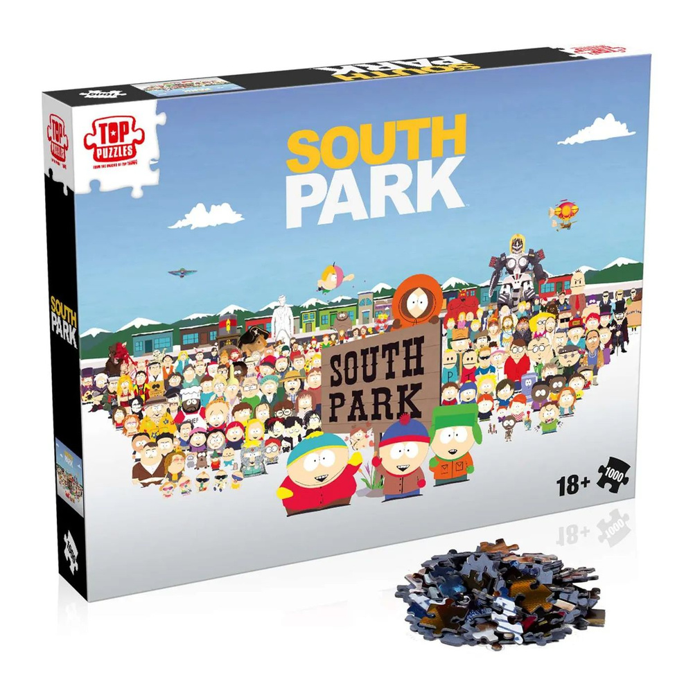 Пазл 1000 деталей Winning Moves Южный парк South Park #1