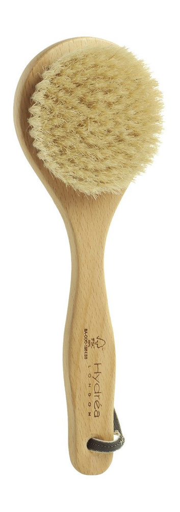 Массажная щетка для тела средней жесткости с натуральной щетиной Classic Short Handled Body Brush with #1