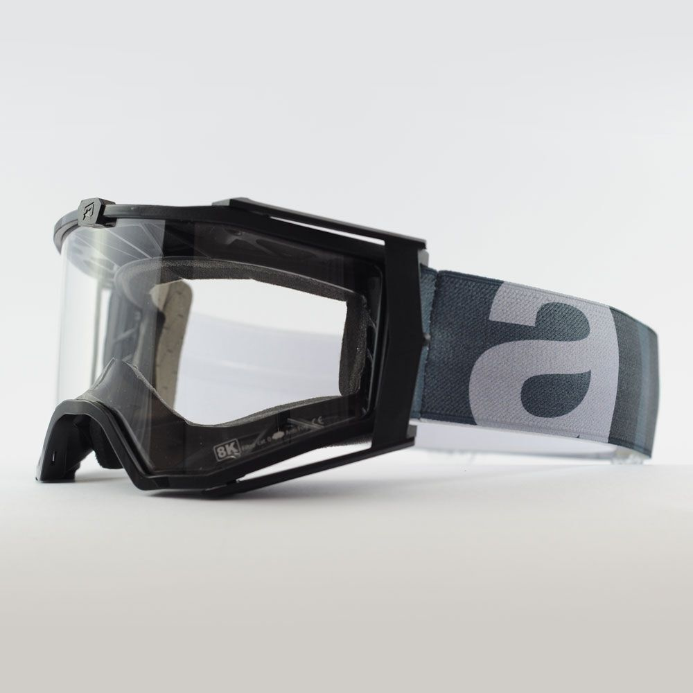Кроссовые очки Ariete 8K очки черные, прозрачная линза #1