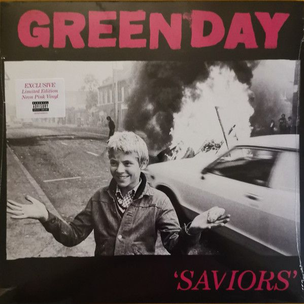 Green Day - Saviors (LP) Neon Pink + poster виниловая пластинка #1