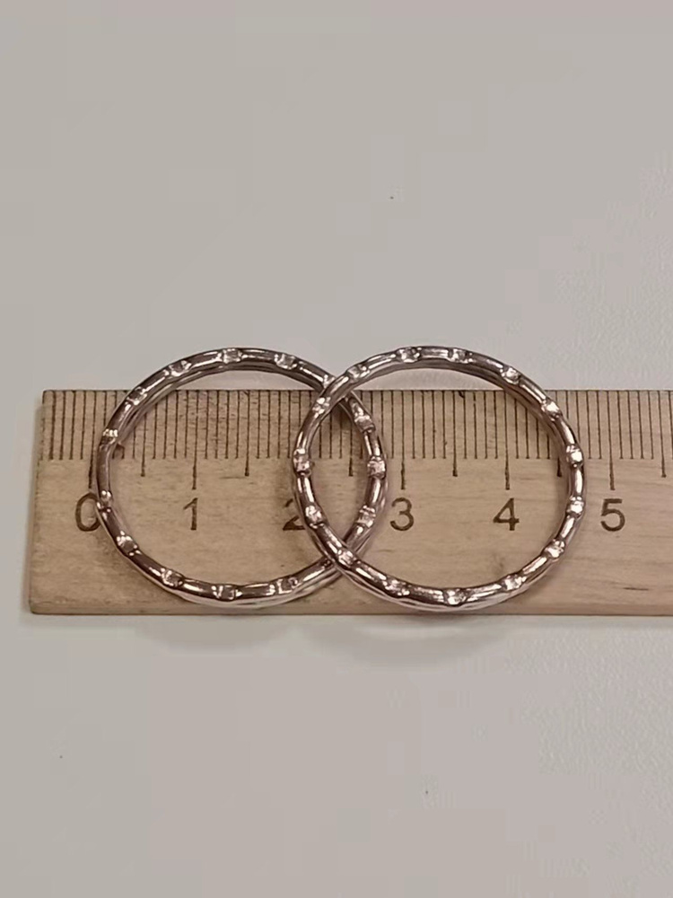 Кольцо для ключей ф28мм (F рифленное), , 100 шт #1