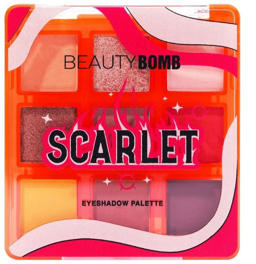 BEAUTY BOMB Палетка теней Scarlet 7 г #1