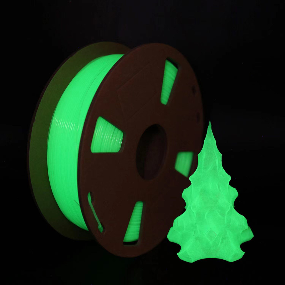 Пластик для 3D принтера PLA 1kg/roll 1.75mm Luminous Green / TOYAR (52018) #1