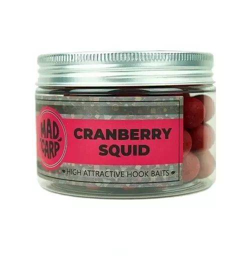 Бойлы тонущие насадочные 20 мм Кальмар / Клюква Mad Carp (Мэд Карп) - Hook Baits Cranberry Squid, 200 #1