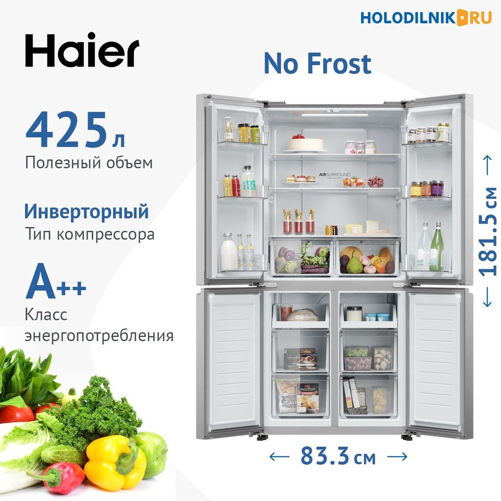 Haier Холодильник HTF-425DM7RU, белый #1