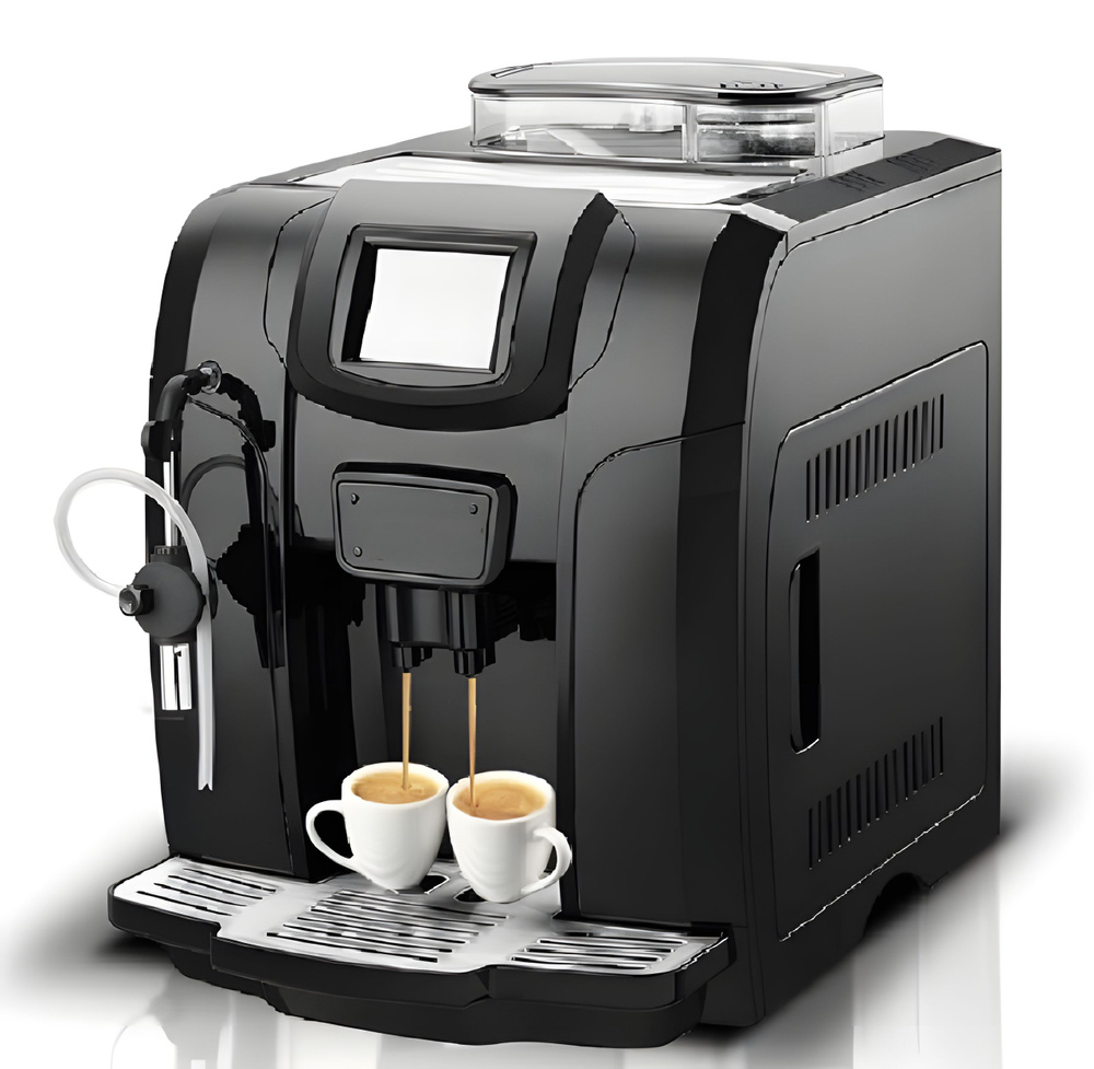 Кофемашина автоматическая EKSI EMC-715, 1,25 кВт, объем резервуара для воды 2 л, кофемолка, капучинатор #1